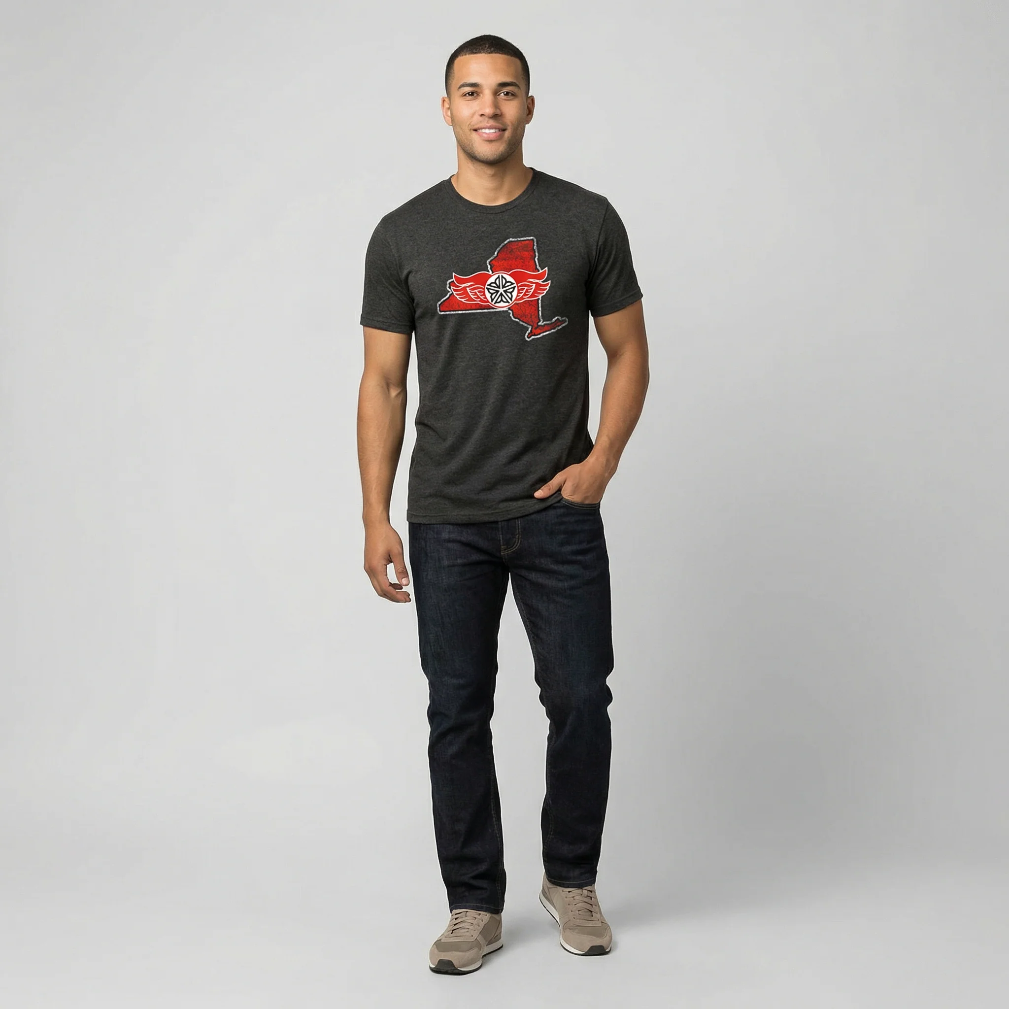 108 Stitches New York State Tee - Image 2
