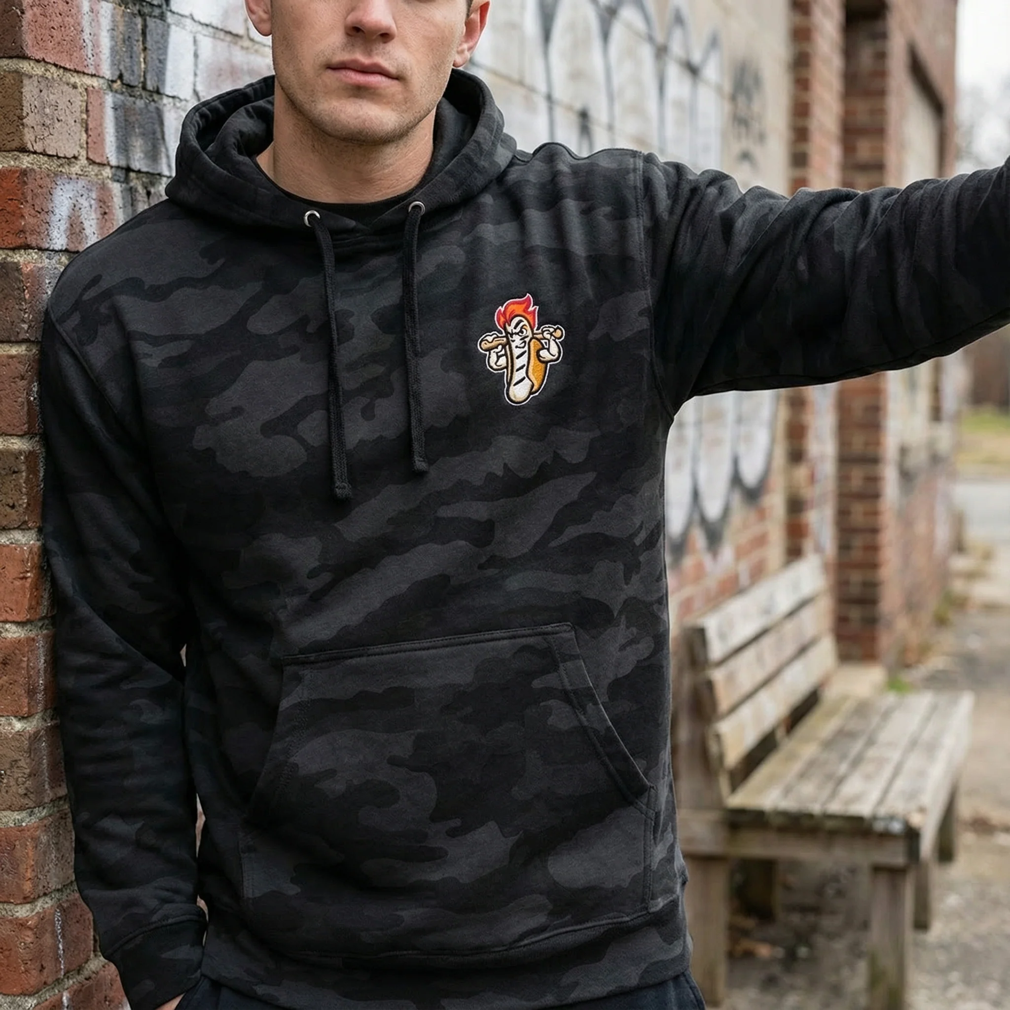 108 Stitches White Hots Camo Hoodie - Image 2