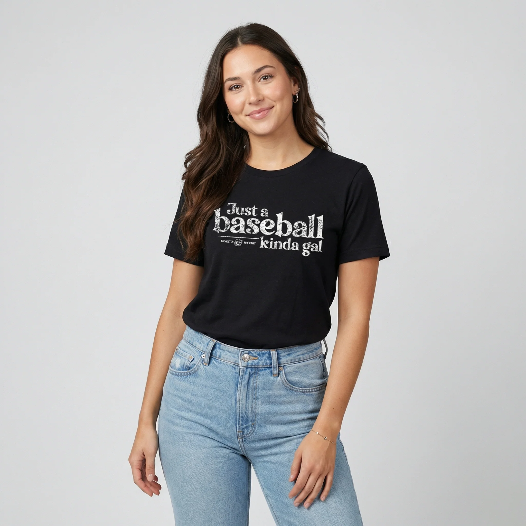108 Stitches Womens Baseball Kinda Gal Tee - Image 2