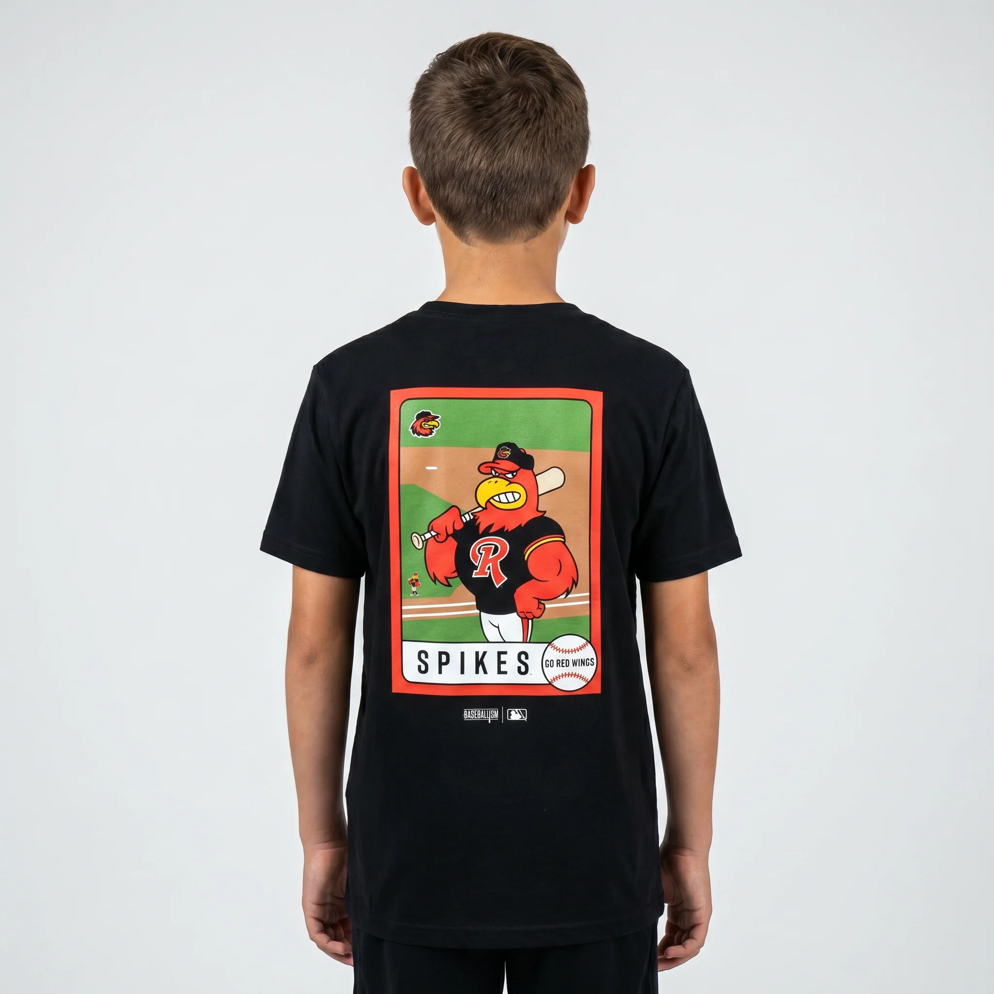 Baseballism Youth Baseball Card Tee - Image 4
