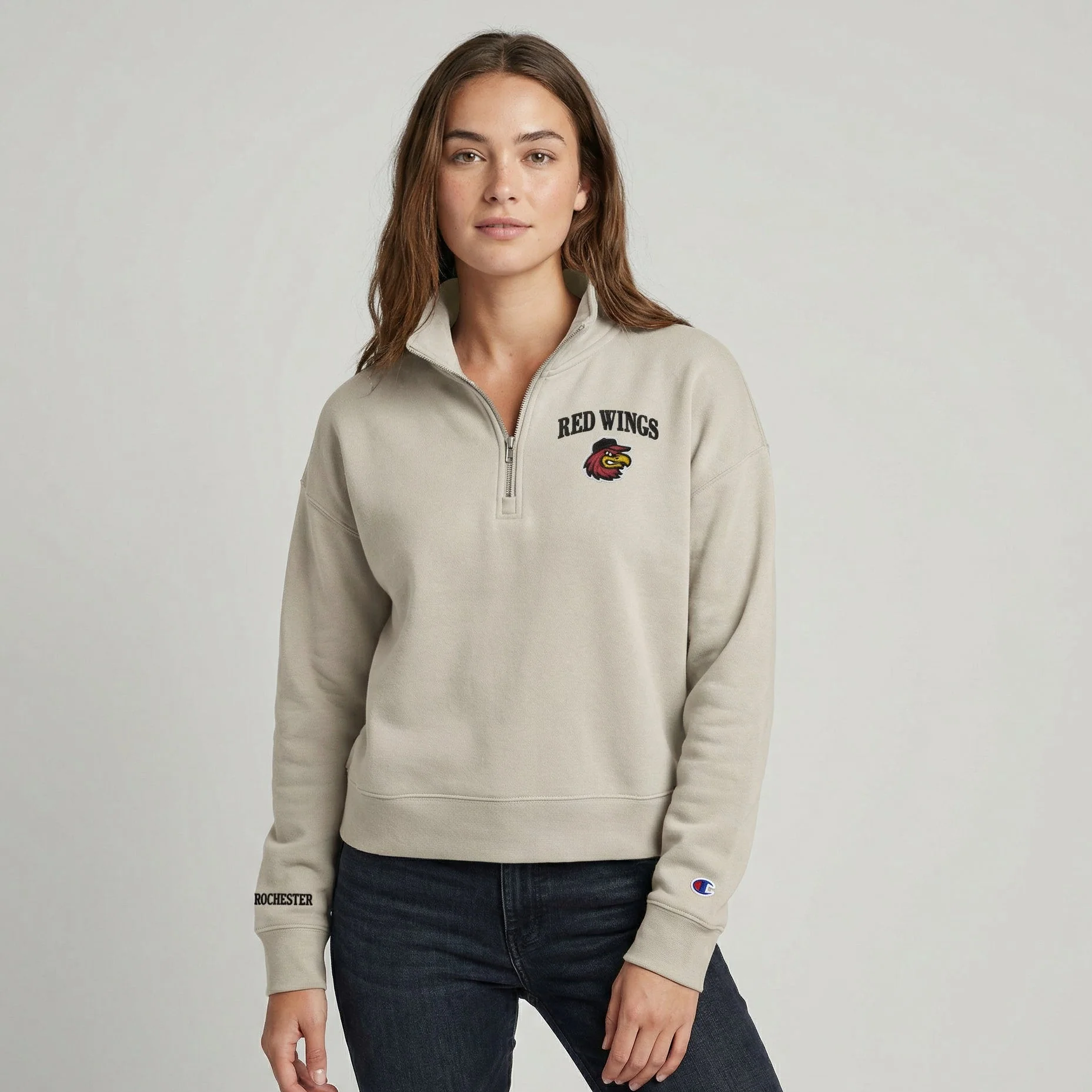 Champion Womens Quarter Zip - Image 2