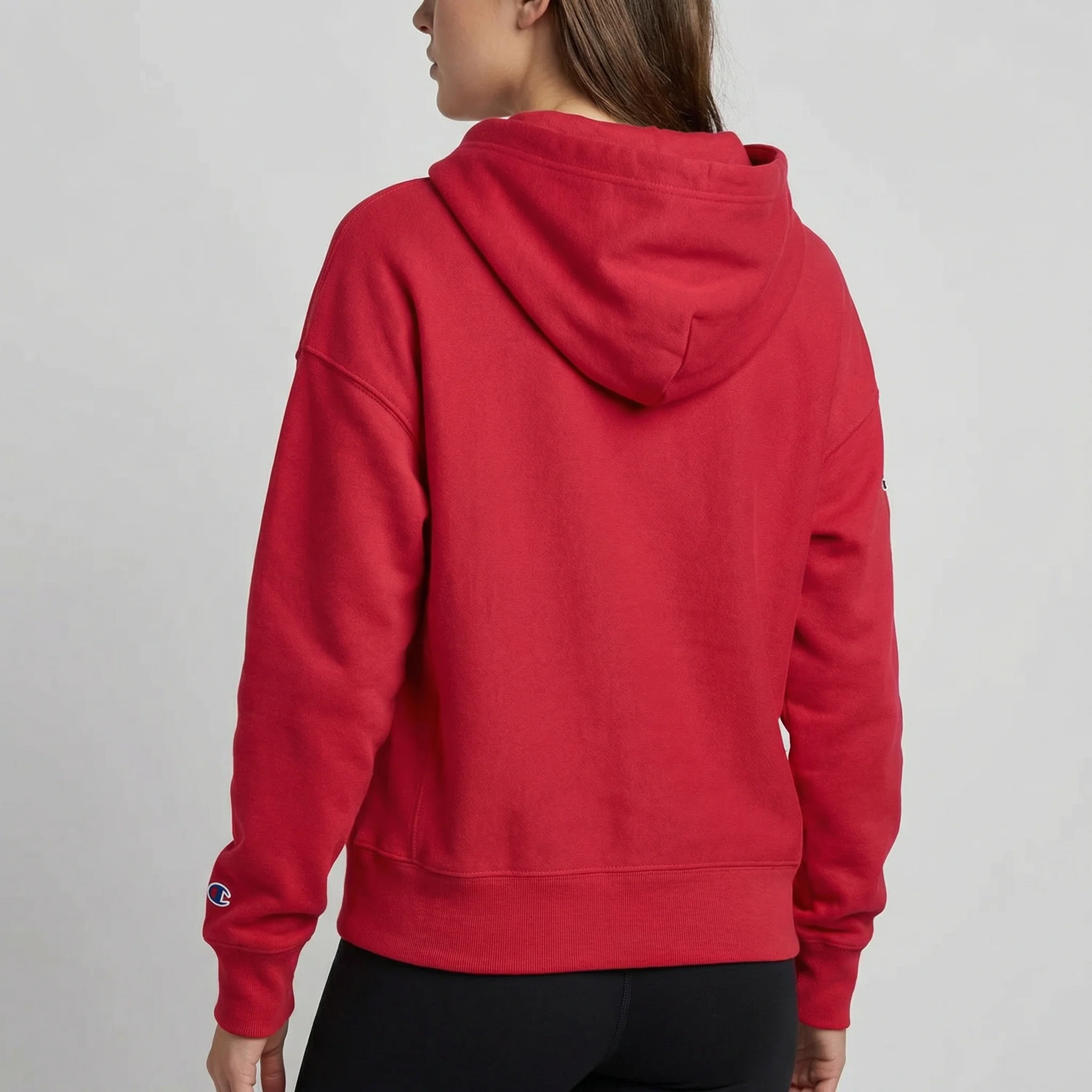 Champion Womens Red Hoodie - Image 3