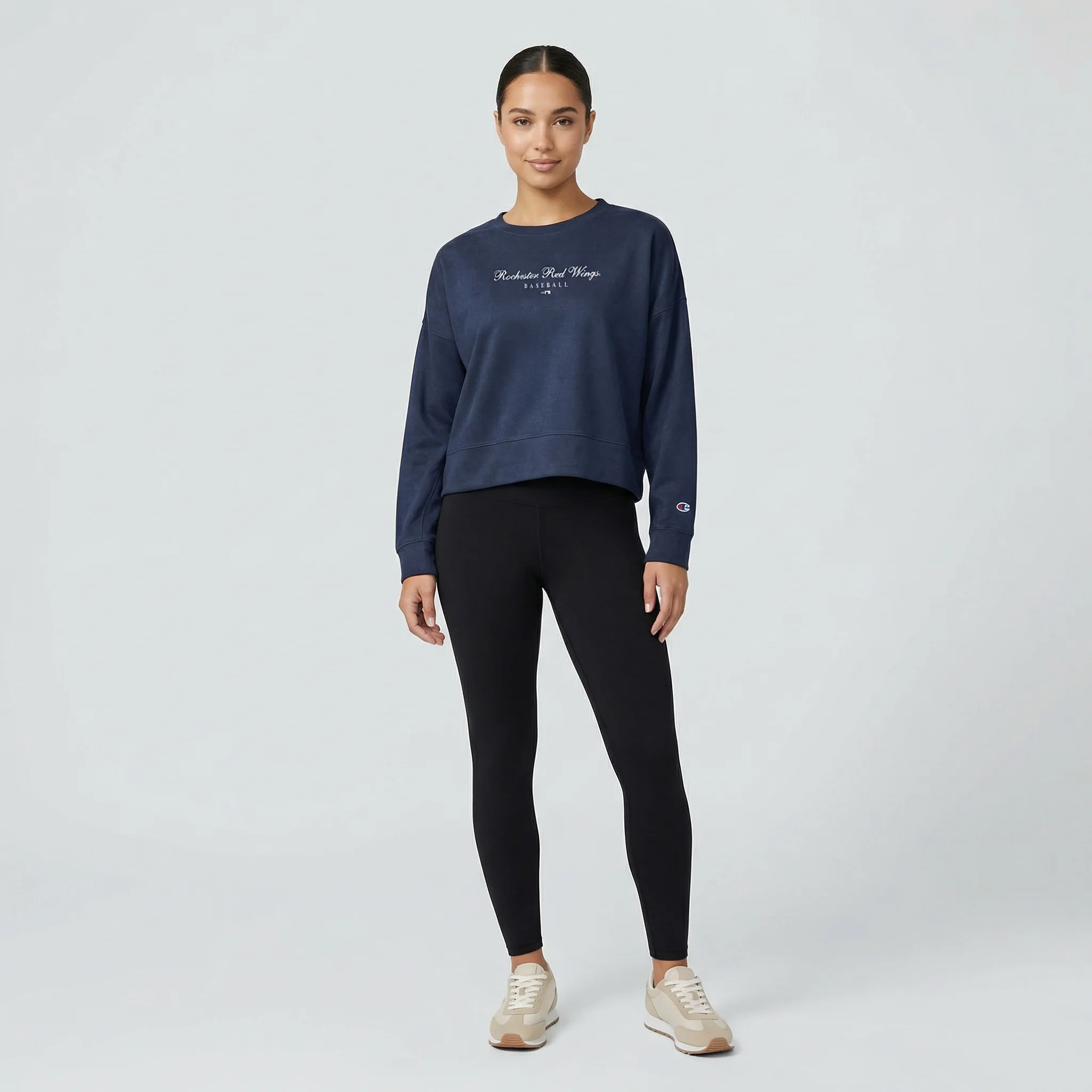 Champion Womens Sueded Crewneck - Image 2