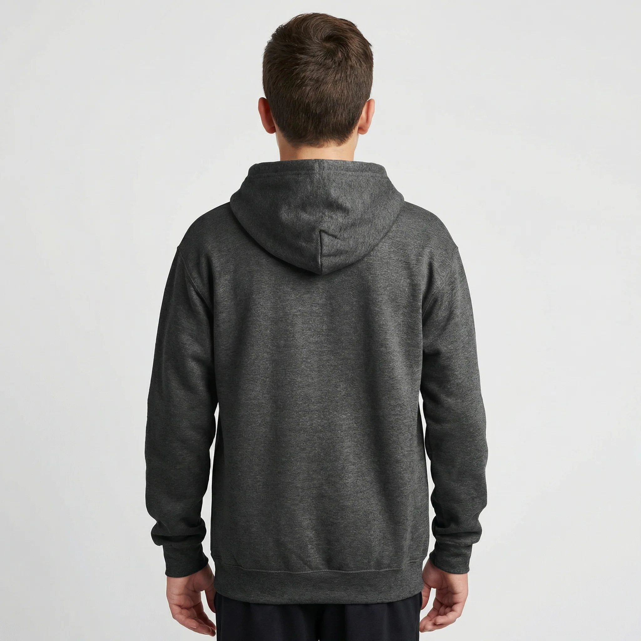 Champion Youth Gray Hoodie - Image 3