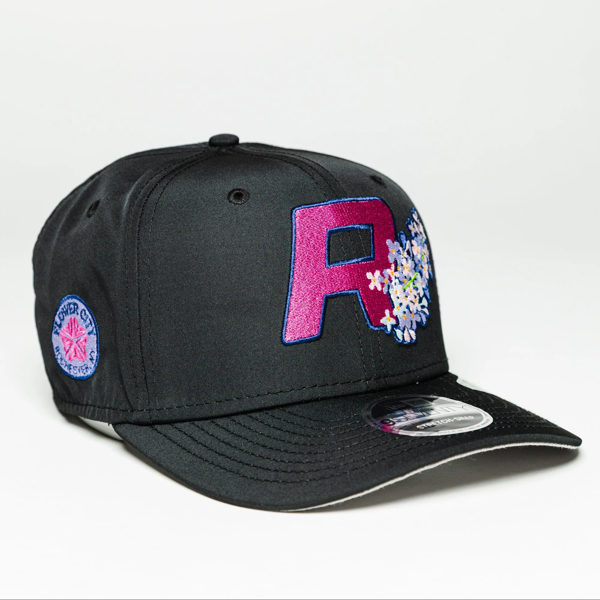 New Era 9SEVENTY Lilac Black Stretch Snapback - Image 2
