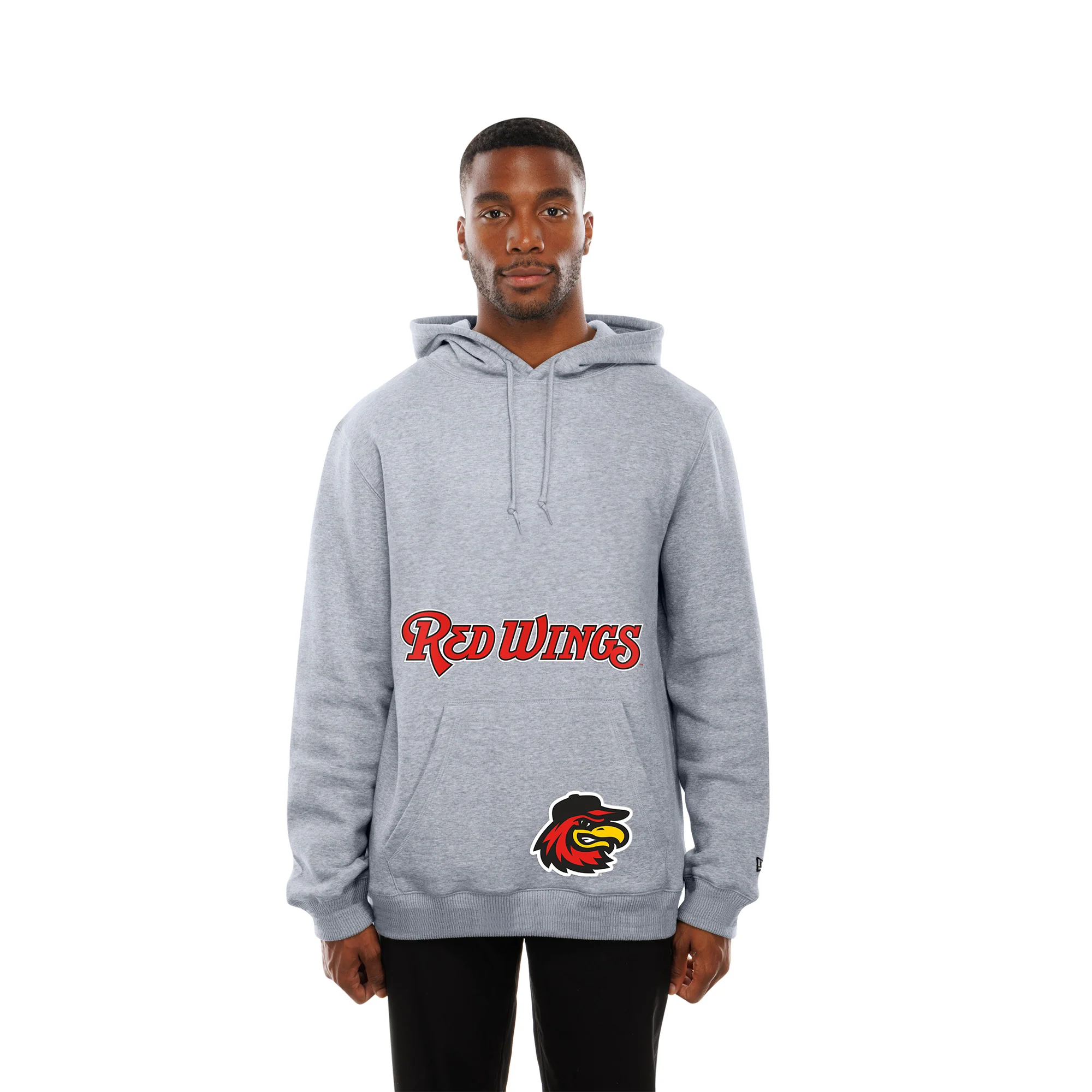 New Era Gray Wordmark Hoodie - Image 2