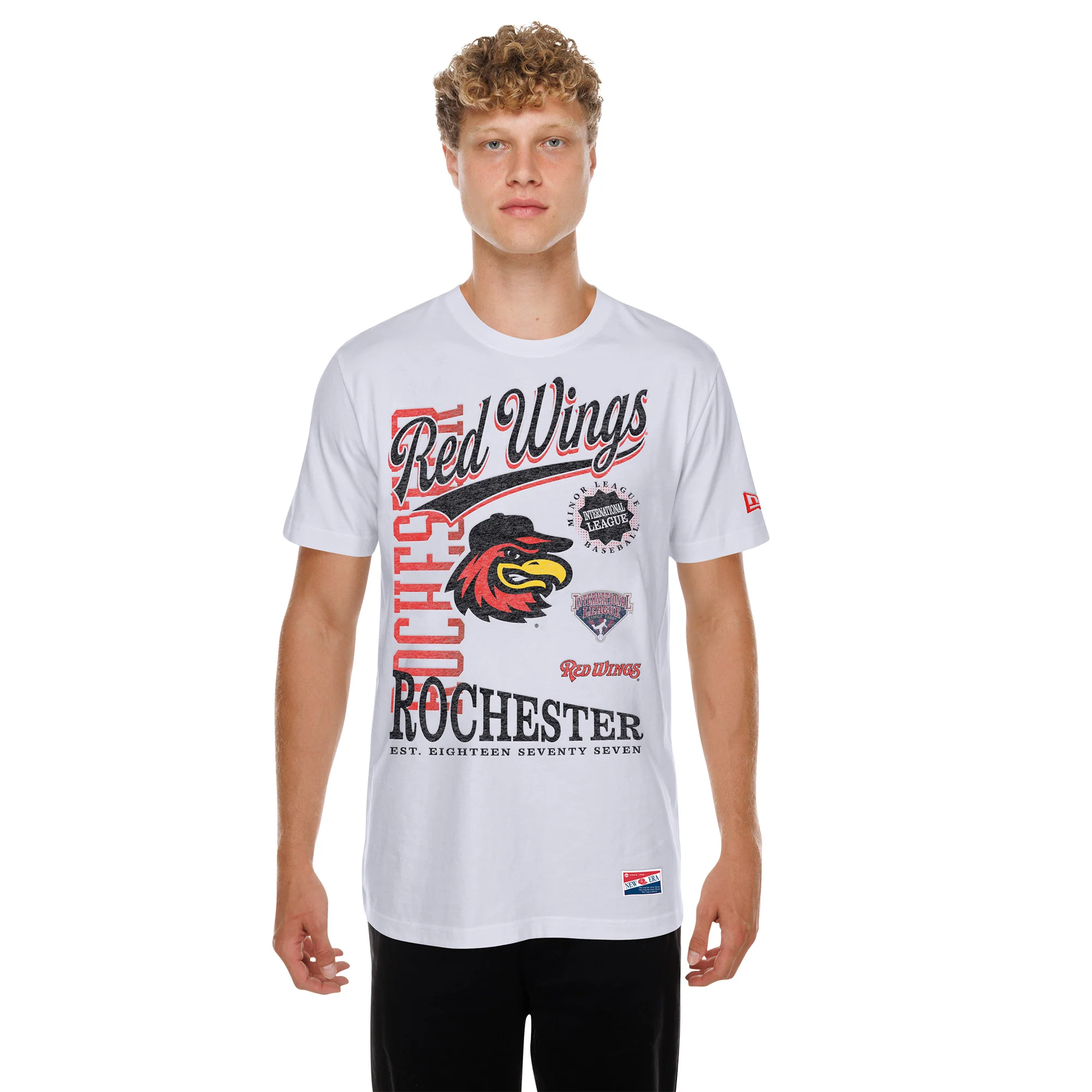 New Era White Graphic Tee - Image 2
