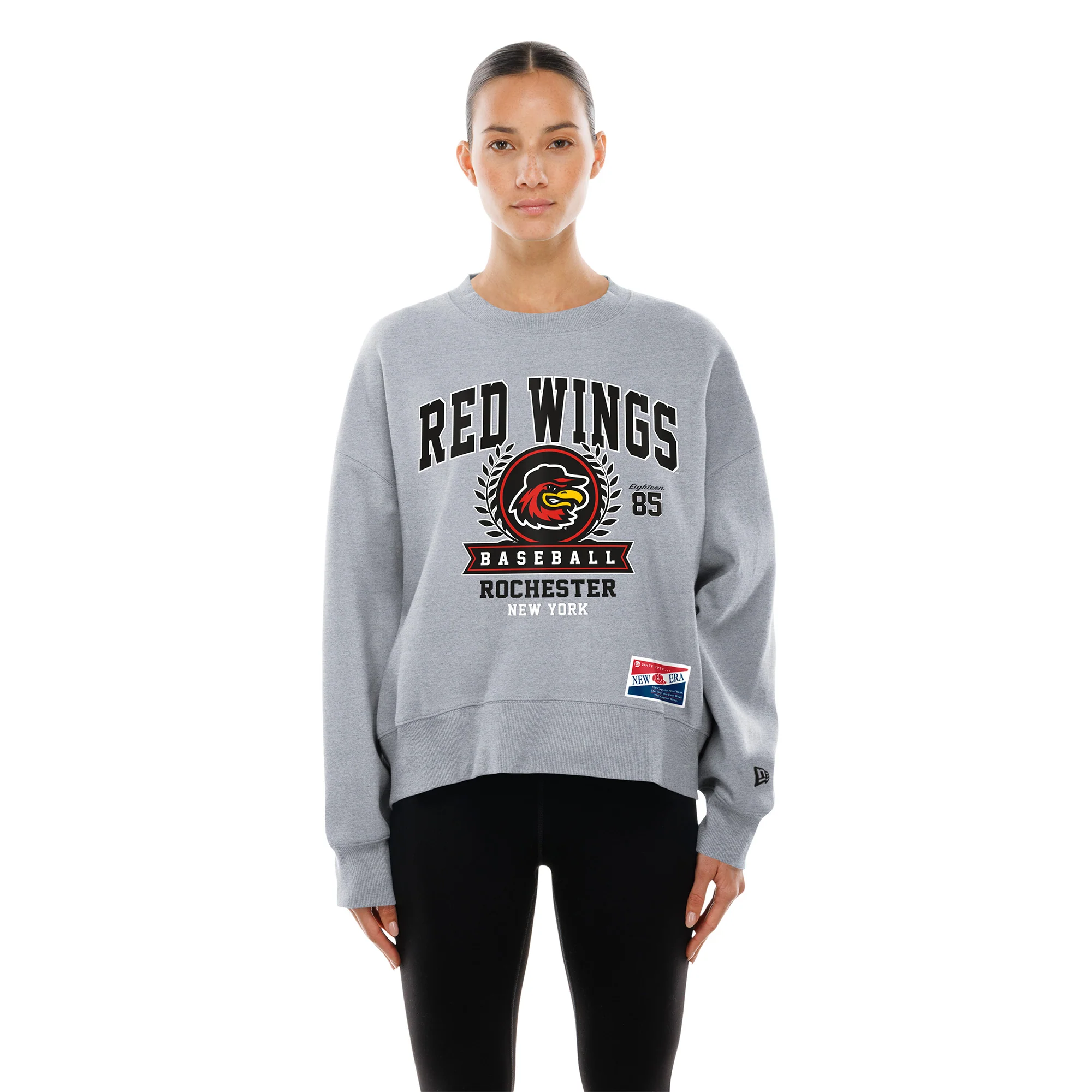 New Era Womens Gray Crewneck - Image 2