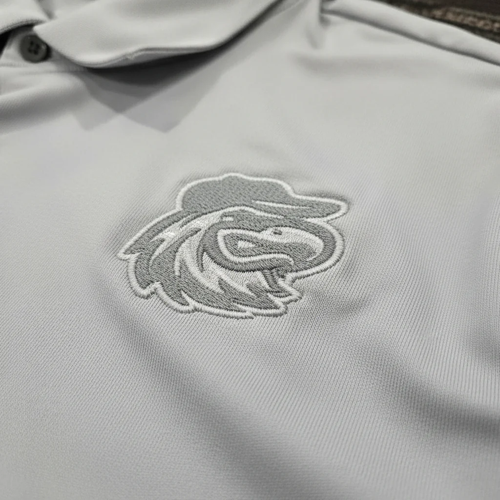 Nike Gray Minimalist Polo - Image 3