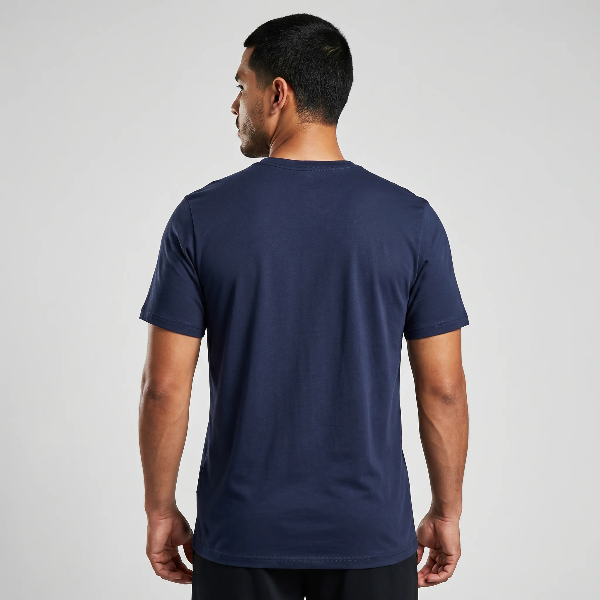 Nike Lilac Navy Dri-Fit Tee - Image 4