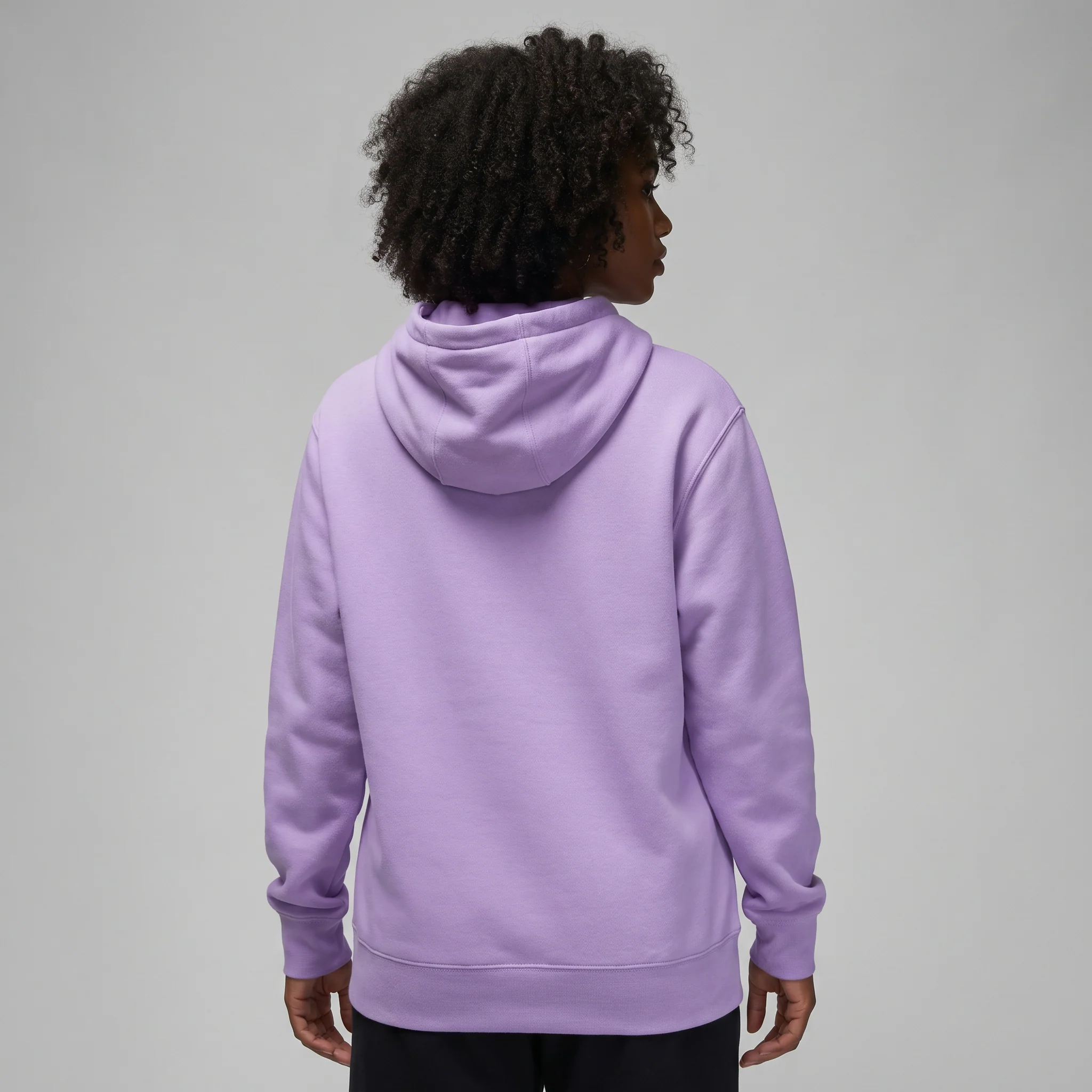 Nike Lilac Purple Fleece Hoodie - Image 4