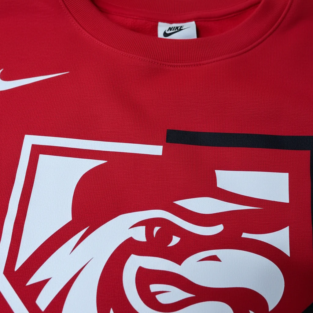 Nike Red Graphic Crew - Image 3