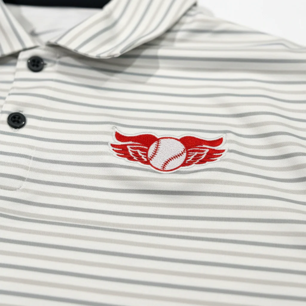 Nike Striped Throwback Polo - Image 3