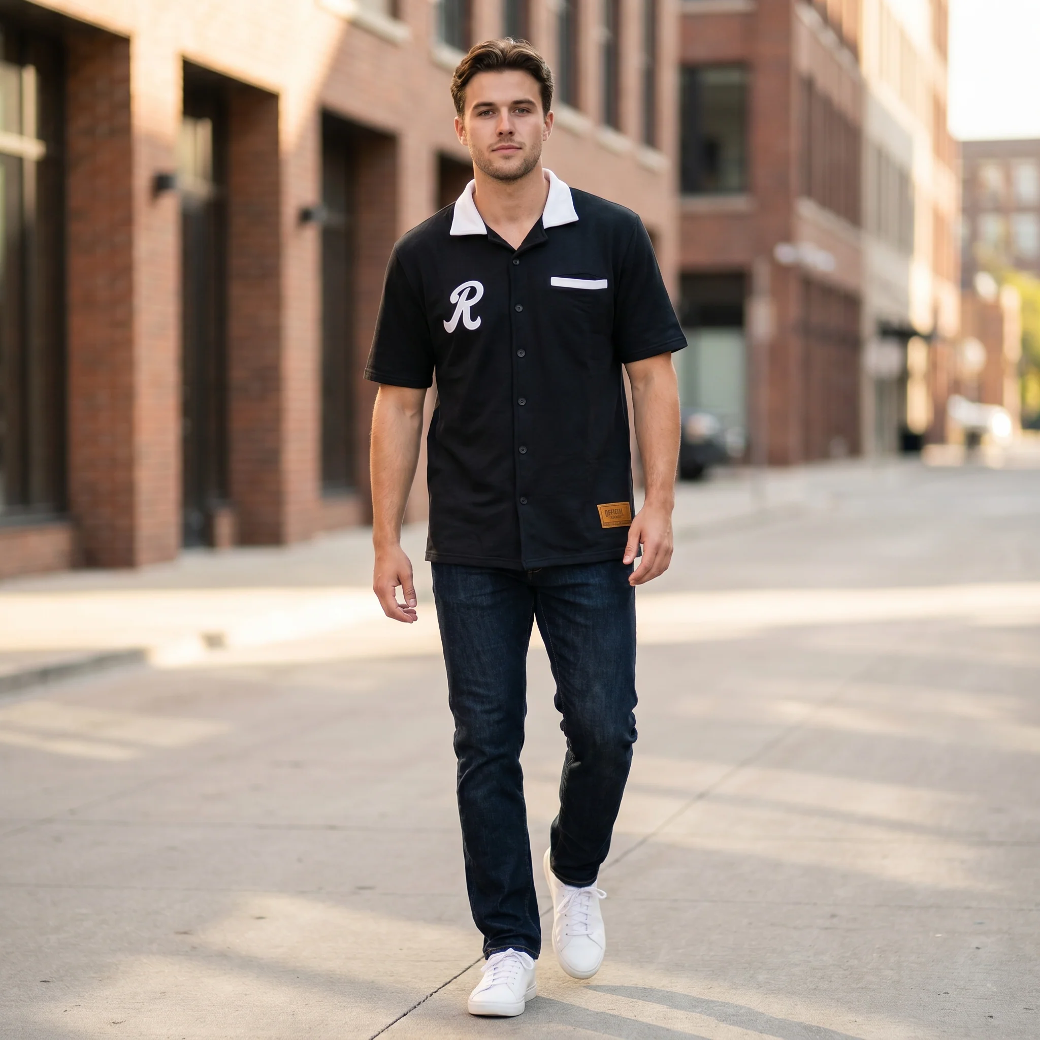 Offiical League Retro Bowler Tee - Image 6