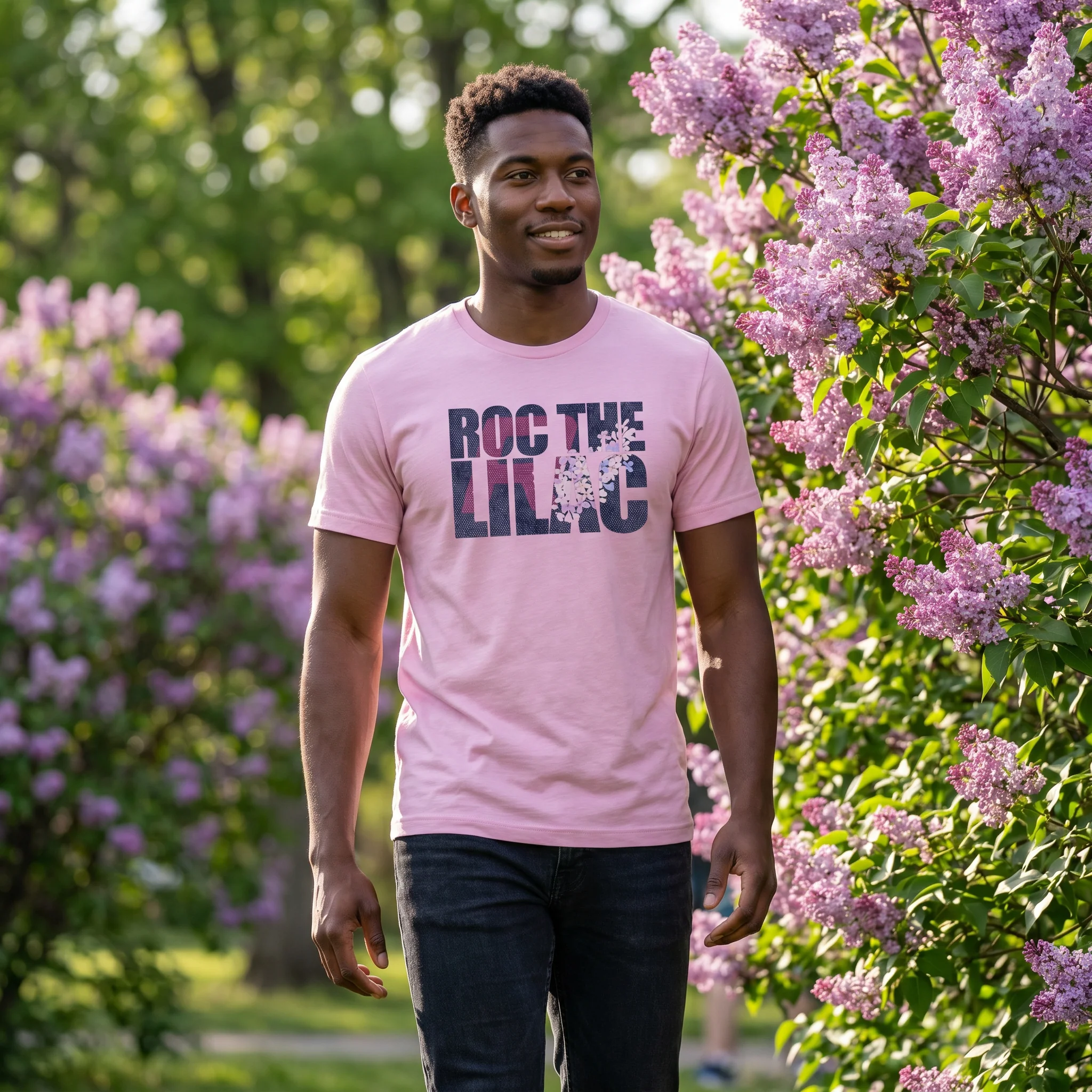 ROC the Lilac Pink Graphic Tee - Image 2