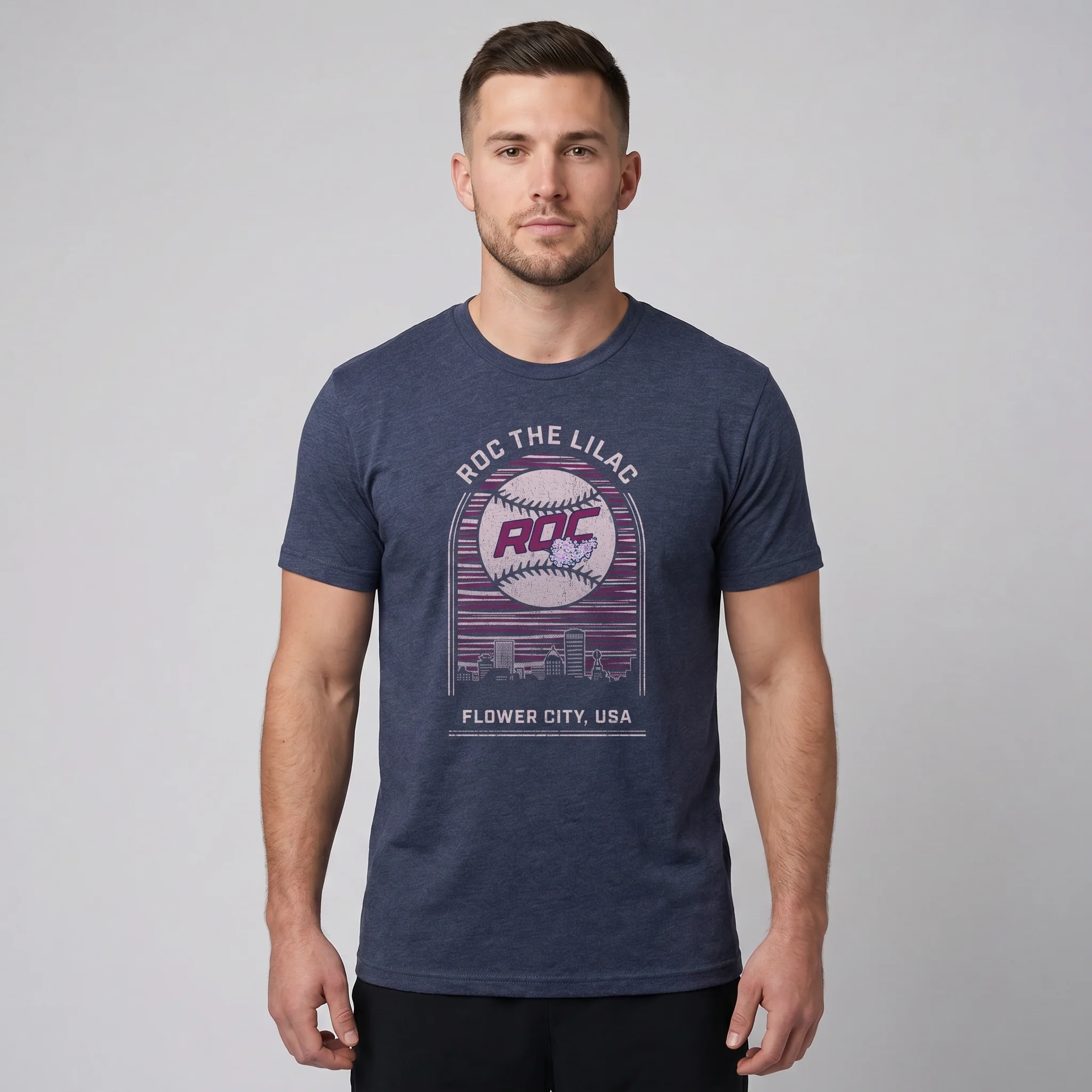 ROC the Lilac Skyline Tee - Image 3
