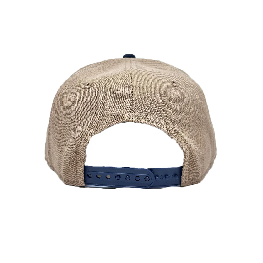 New Era Spikes Khaki Navy Snapback - Image 3
