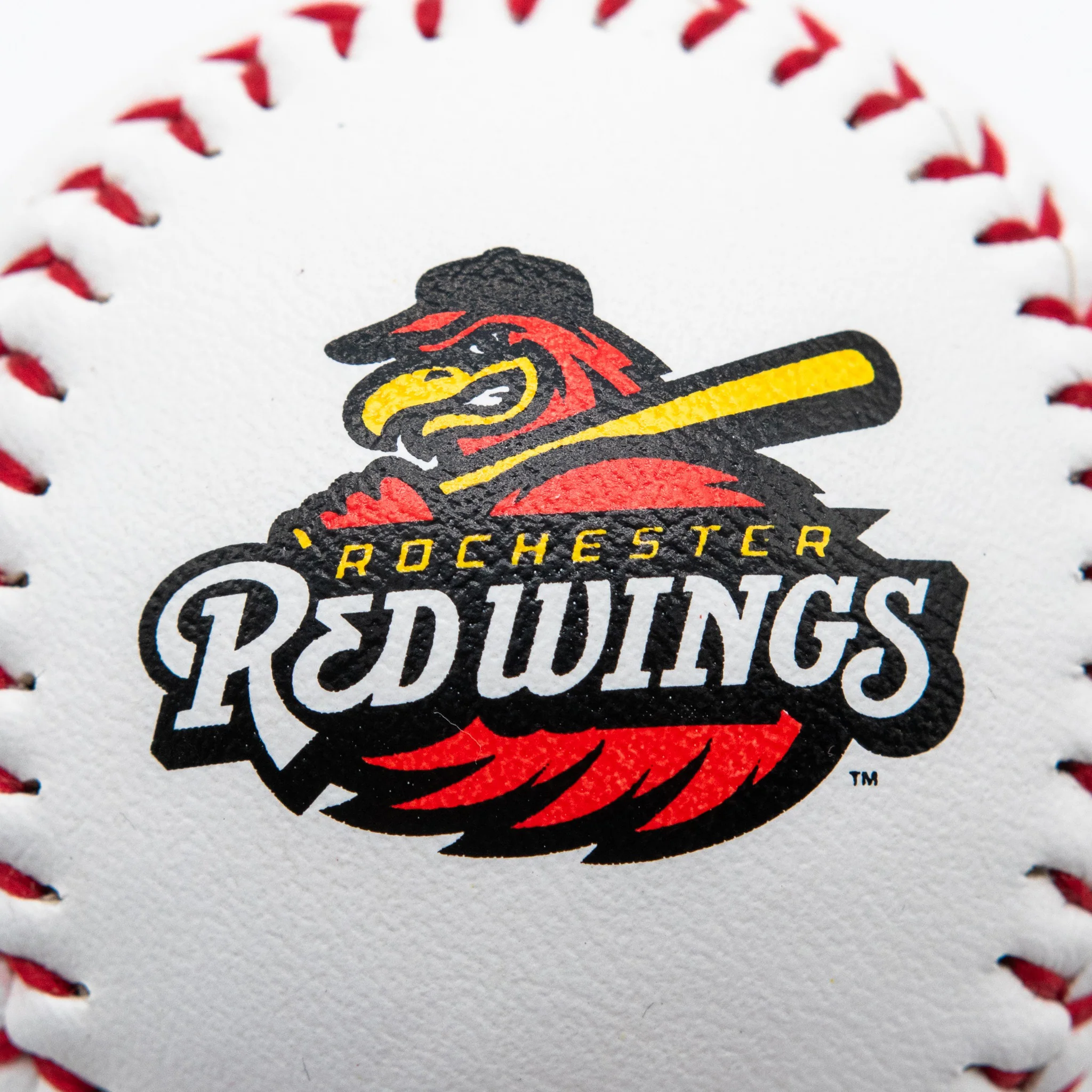 Rochester Red Wings Logo Baseball - Image 2
