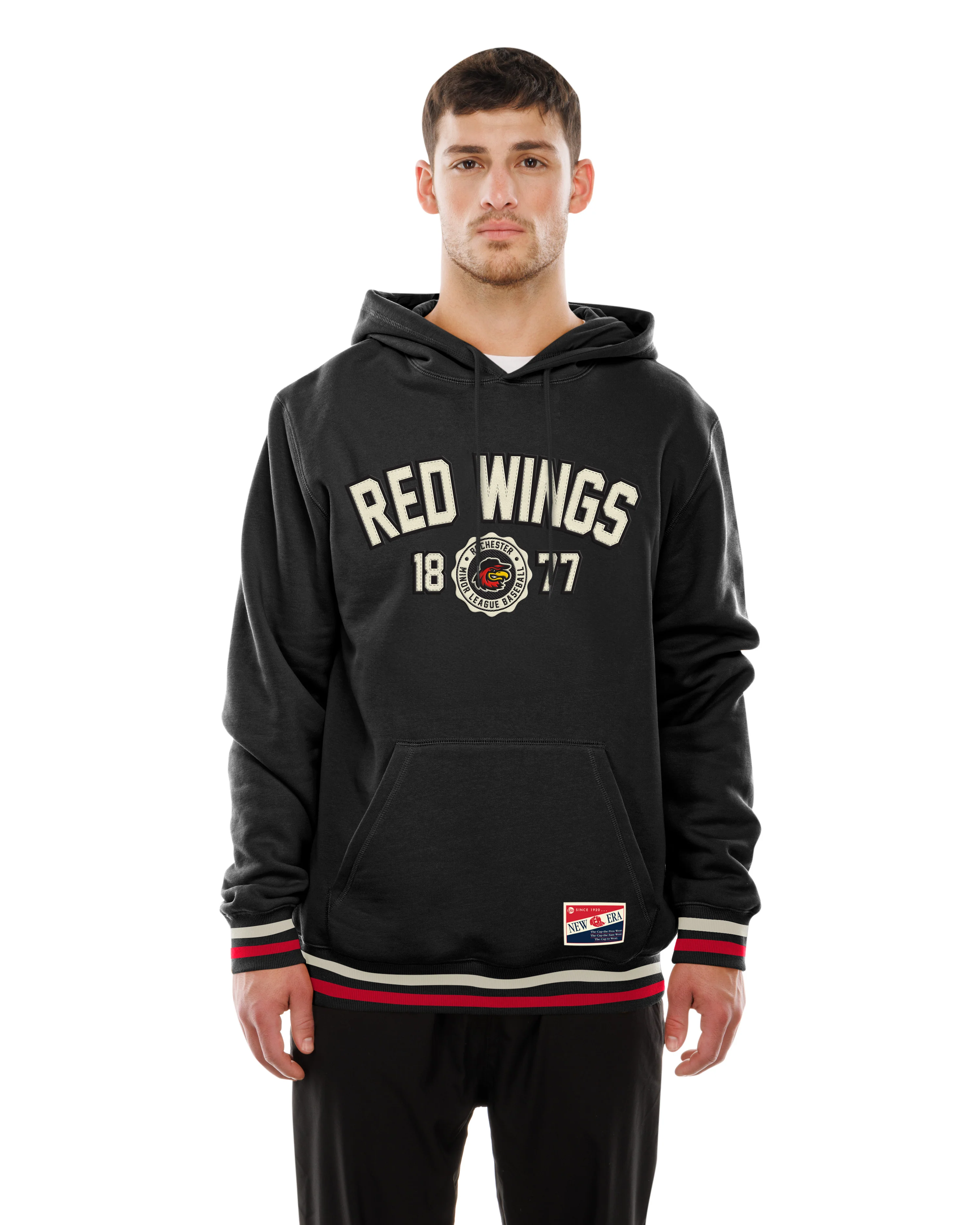 Rochester Red Wings New Era Black Hoodie - Image 2