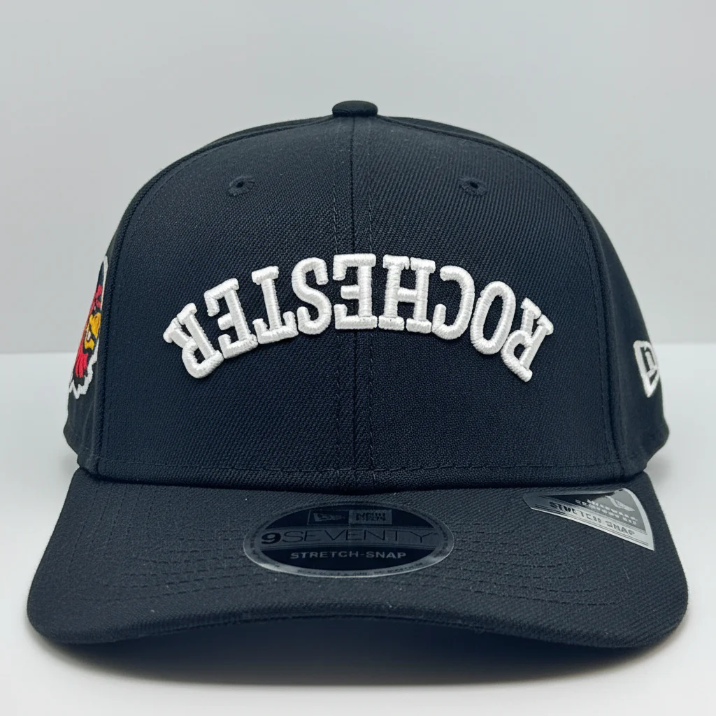 New Era Black Upside Down Cap - Image 3