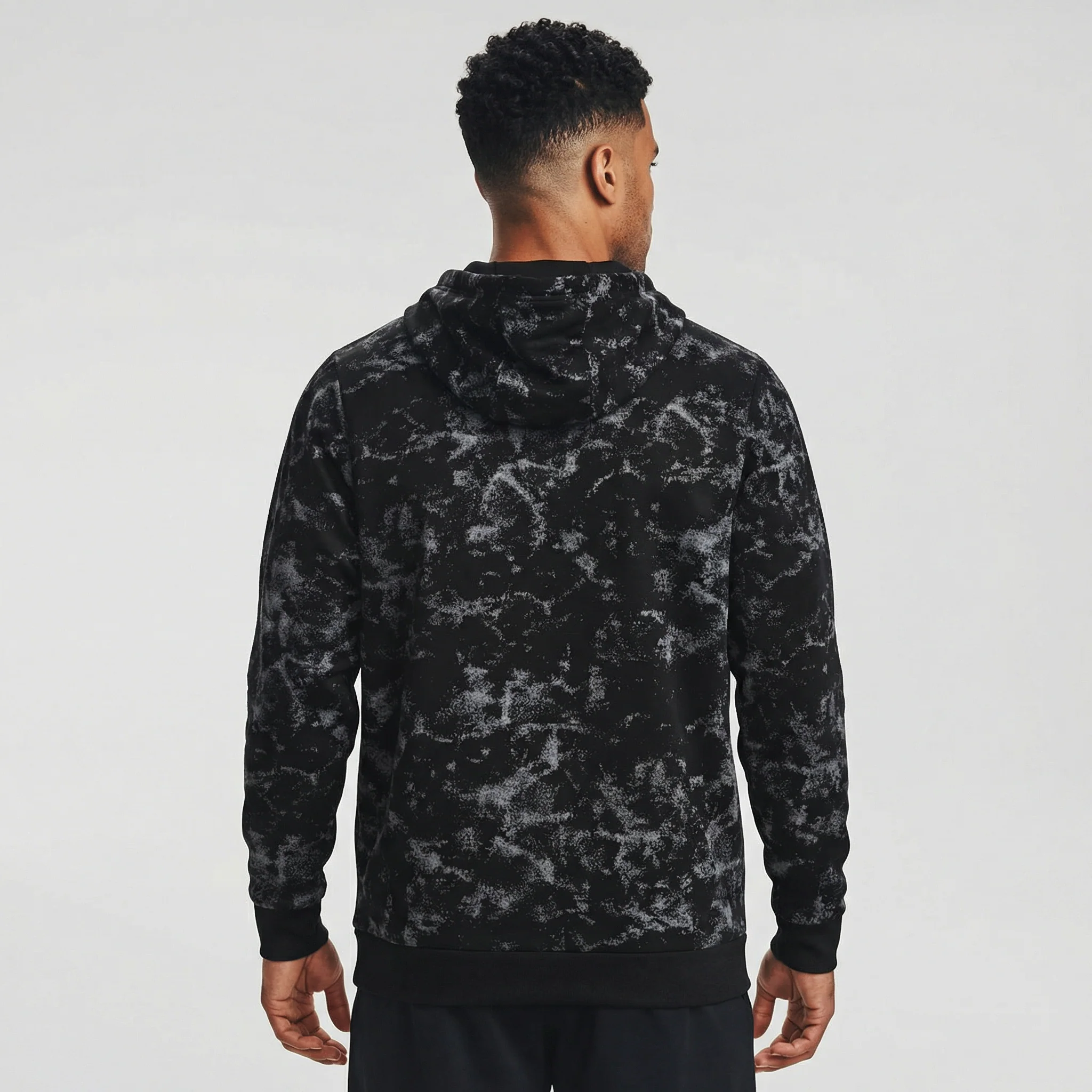 Under Armour Washed Black Hoodie - Image 4