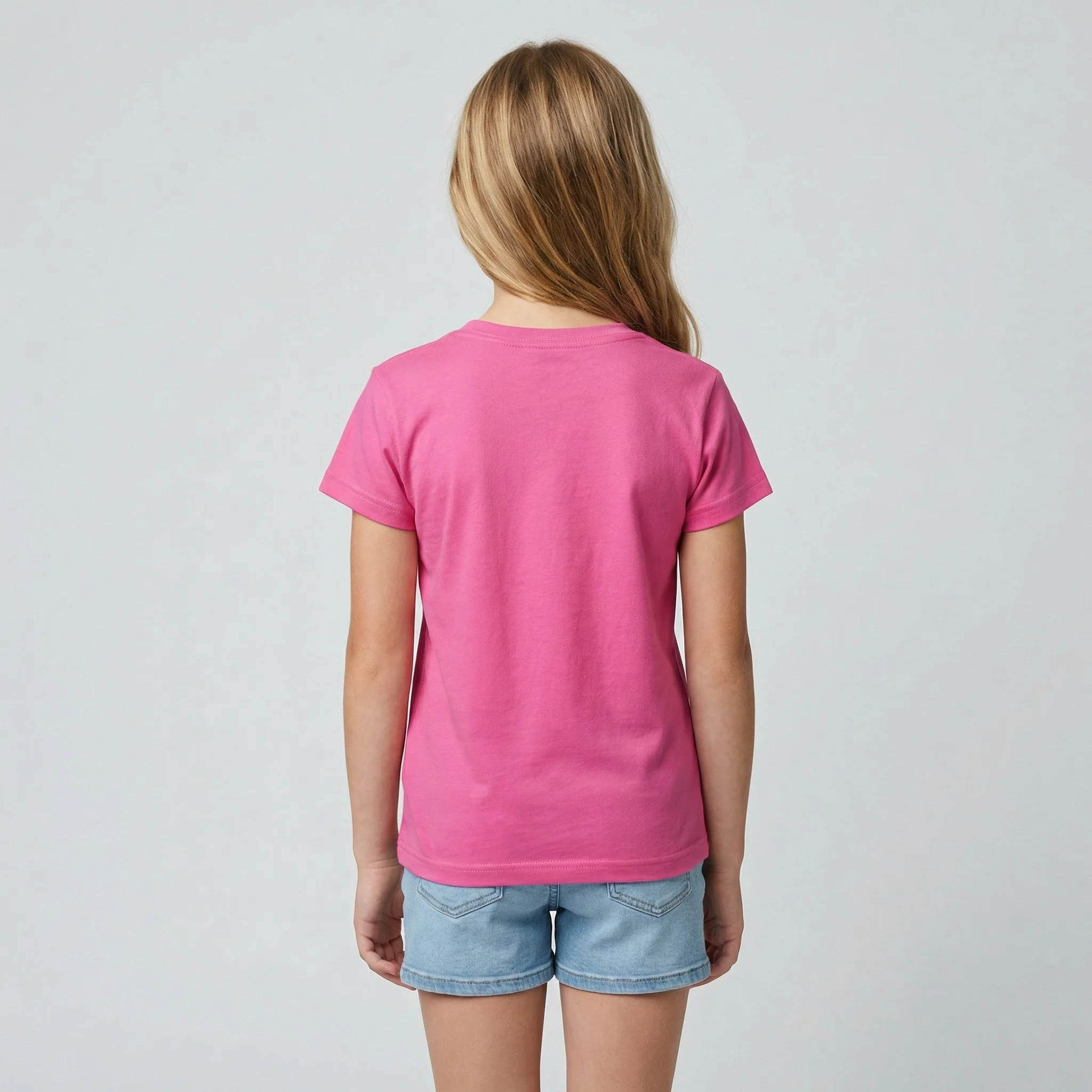 Youth Pink Hearts Tee - Image 3